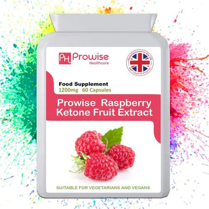 Pure Raspberry Ketones Super Strength 600mg – Natural Weight Management Boost!